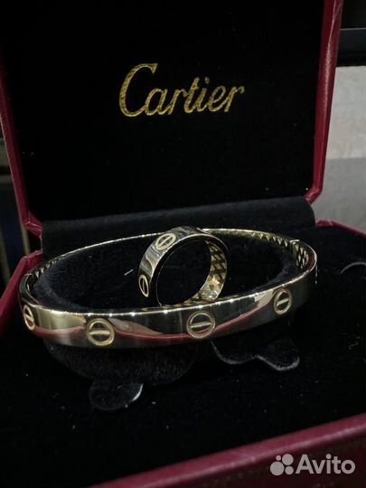 Золотой комплект Cartier