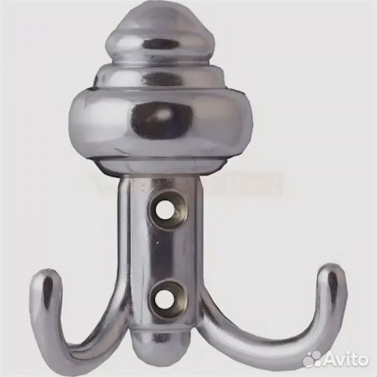 Крючок двойной, хромированный