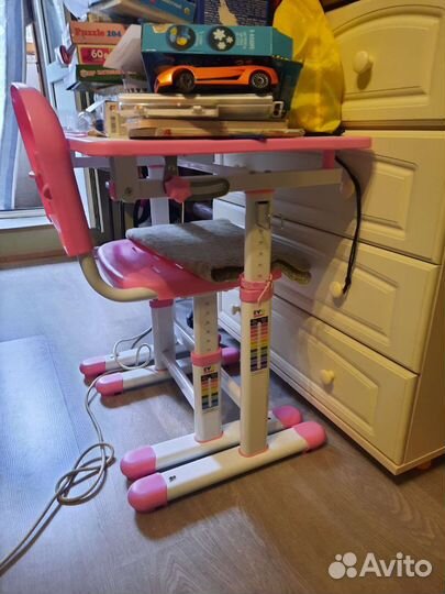 Растущая парта и стул