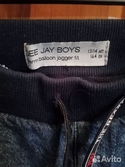 Джинсы утепленные флисом мужские