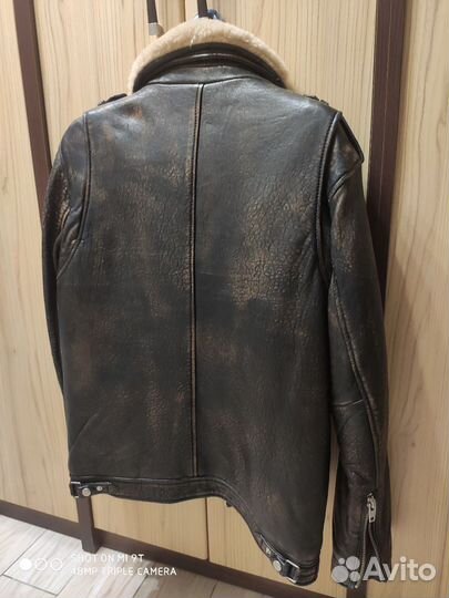 Кожаная куртка снежная королева новая
