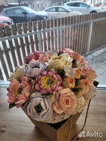 Зефирные цветы