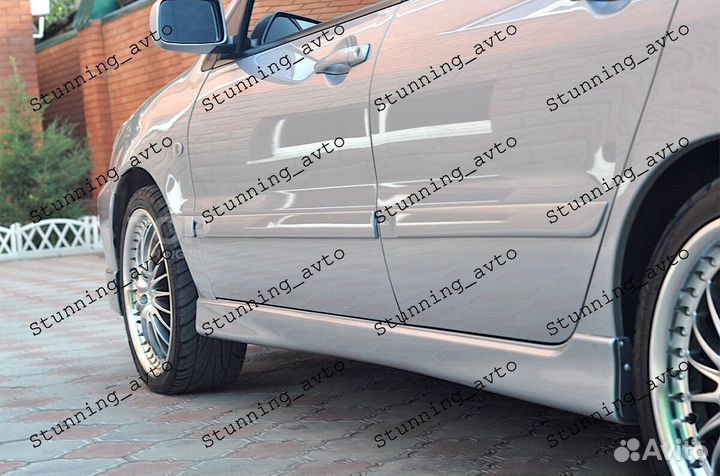 Накладки на пороги Mitsubishi Lancer 9 2.0 S2146