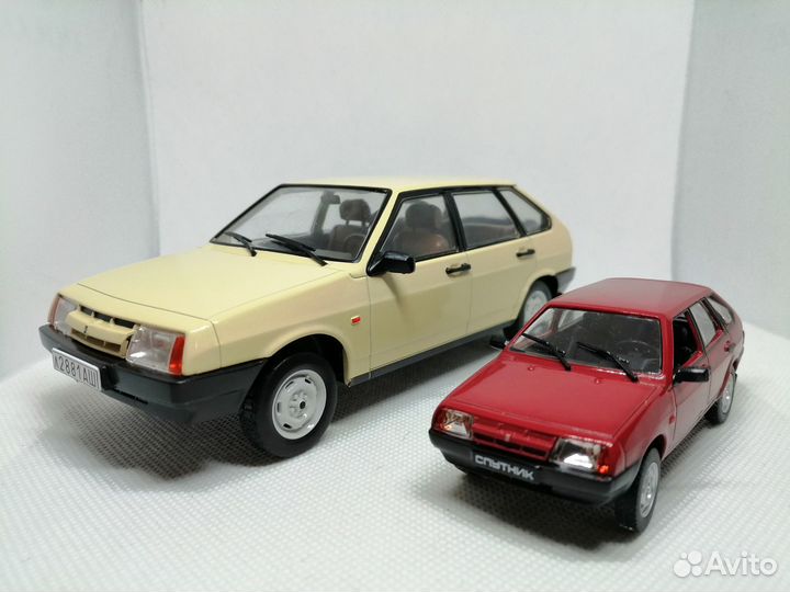 Модель ваз-2109 «Самара» в масштабе 1:24