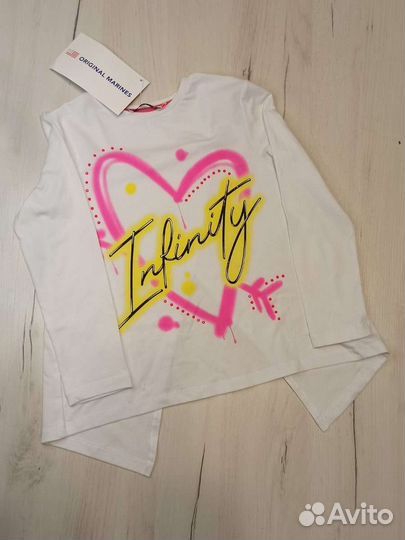 Лонгсливы на девочку 5-6 лет