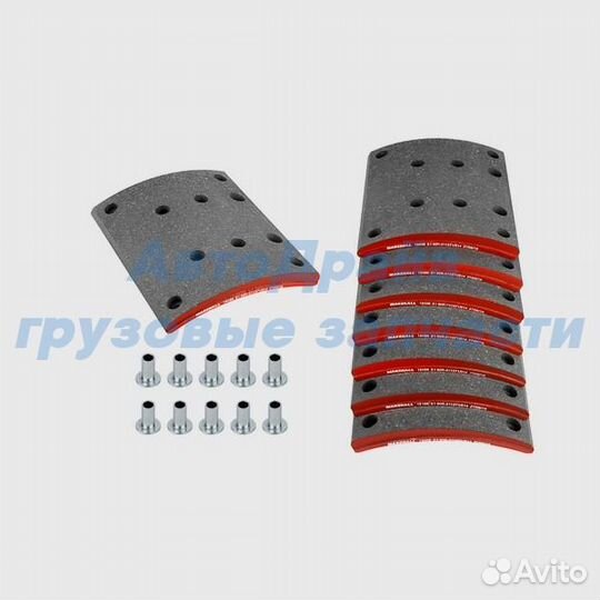 Накладки тормозные барабанные Ман M2194960