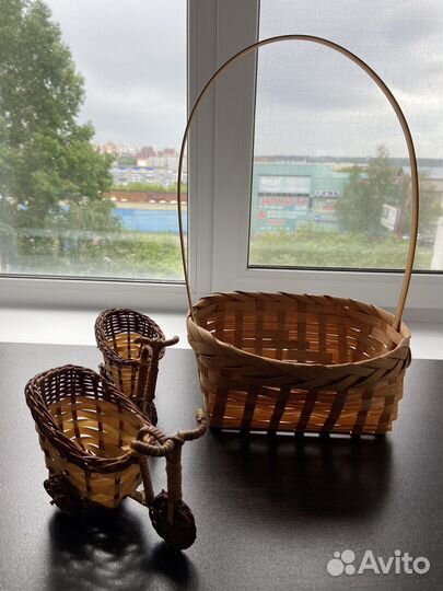 Корзина плетеная