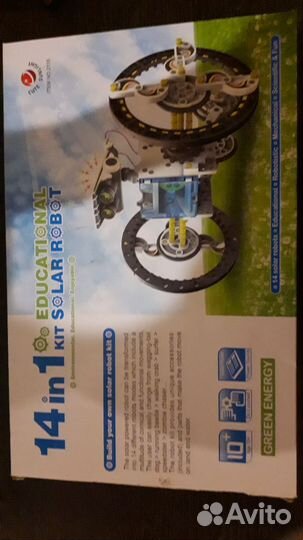 Робот-конструктор 14 в 1 с солнечной панелью
