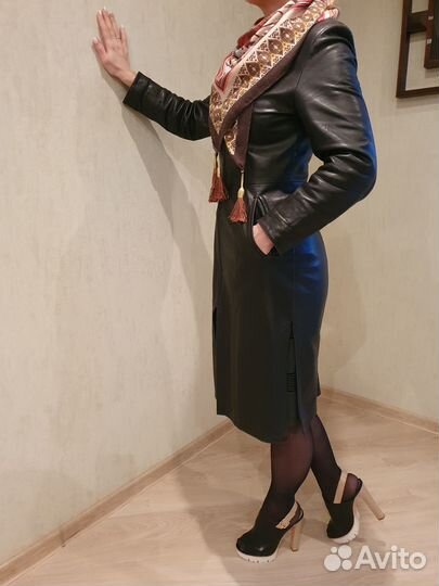 Плащ натур кожа (Турция) р.42-44