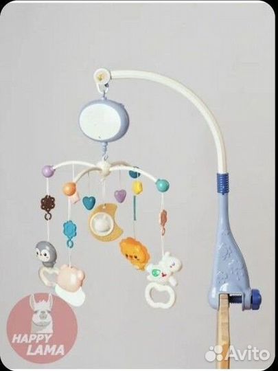 Музыкальный мобиль на кроватку с пультом