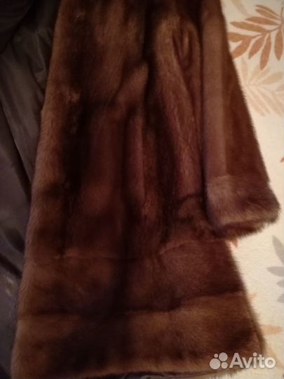 Шуба норковая с капюшоном 44 46 новая