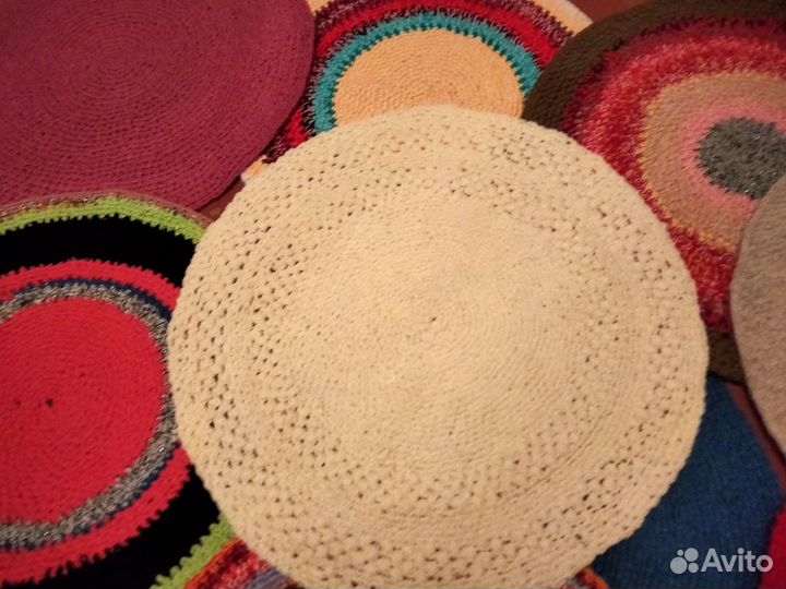 Коврик вязаный крючком