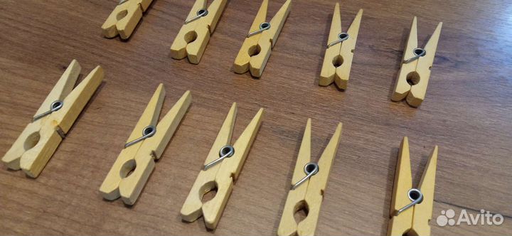 Деревянные прищепки для белья/творчества