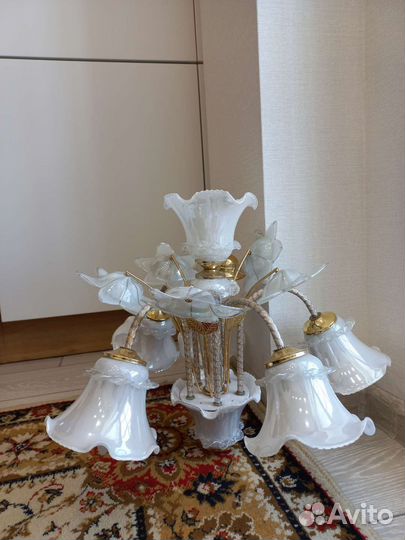 Люстра потолочная подвесная бу