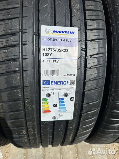 Michelin Pilot Sport 4 SUV 315/30 R23 и 275/35 R23 108Y