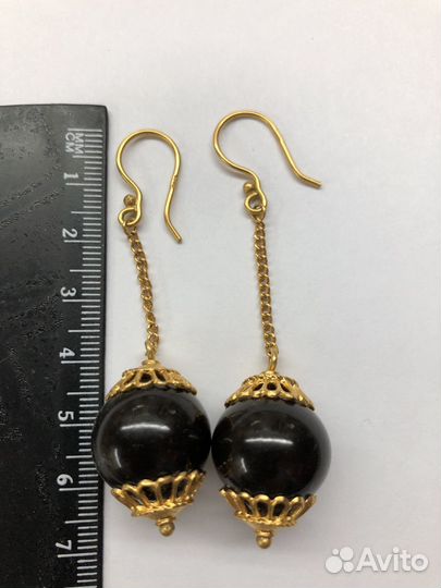 Комплект из янтаря СССР