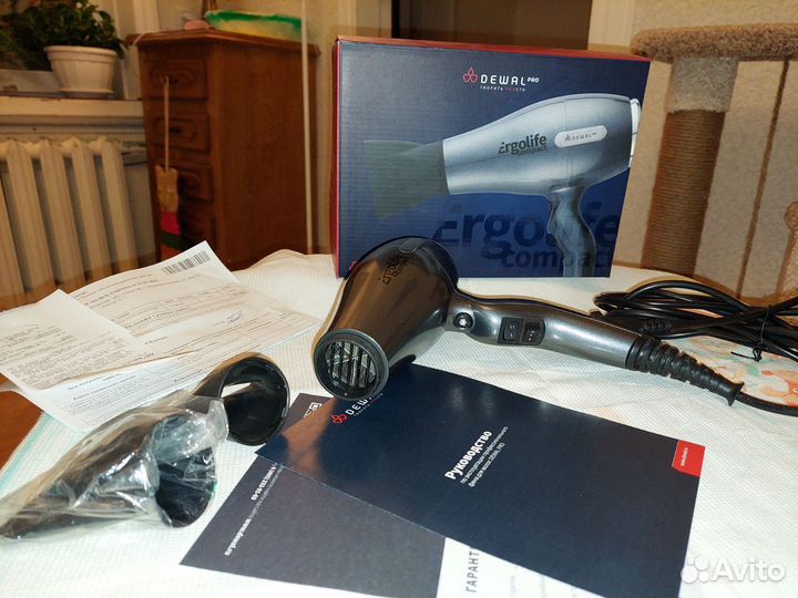 Фен Dewal pro ergolife compact на запчасти