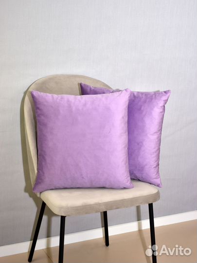 Комплект подушек, 43х43см 2шт, Сирень