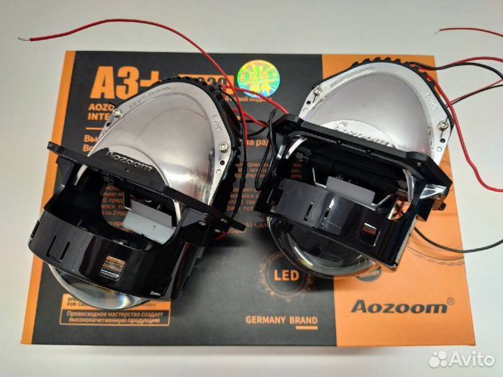 Линзы фары Bi-LED Aozoom A3+ Toyota Avensis T250