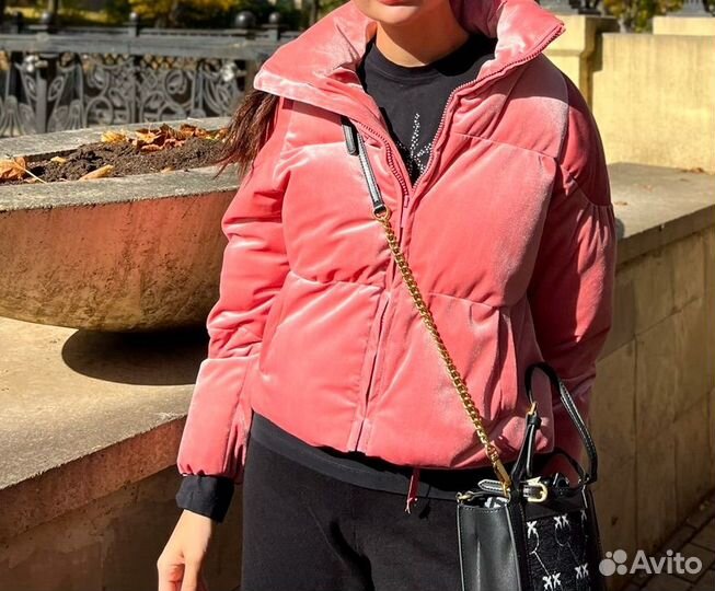 Куртка бархатная xs