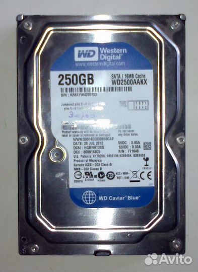 Western Digital 250 гб SATA3