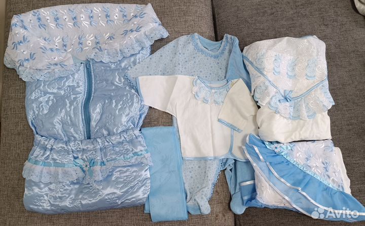 Комплект на выписку для мальчика