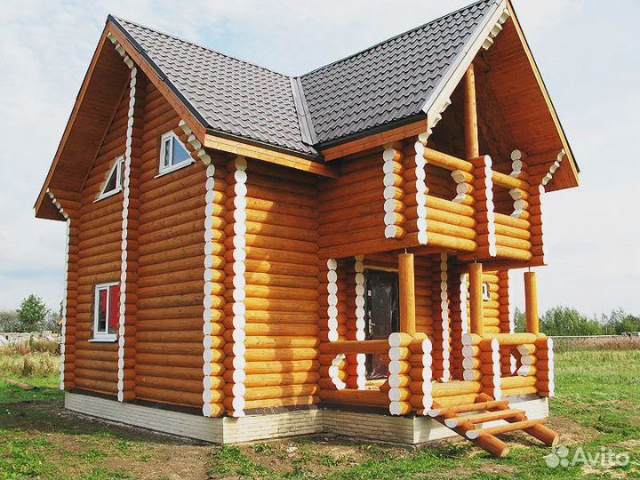 Строительство деревянных домов бань из бревна