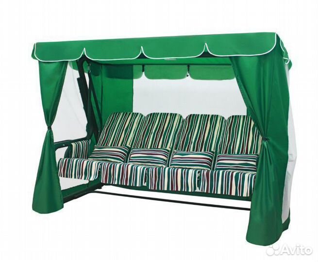 Садовые качели четырехместные 