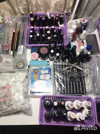 Набор для маникюра 100цв начинающему мастеру