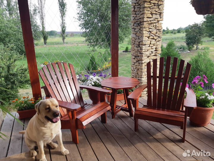 Садовое кресло (Адирондак )