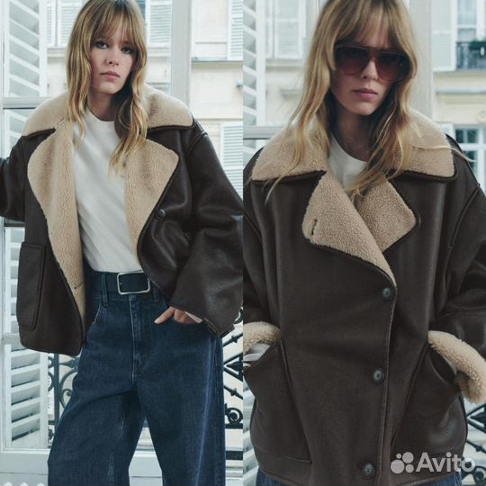 Дубленка zara