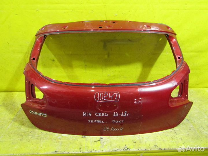 Крышка багажника Kia cee'd II 12-18 г 10247