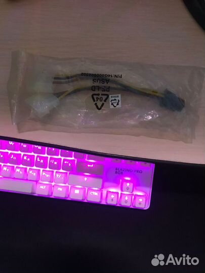 Переходник питания для видеокарт 2*Molex на 6pin