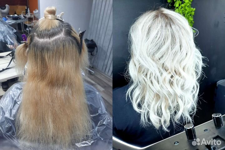 Сложное окрашивание волос