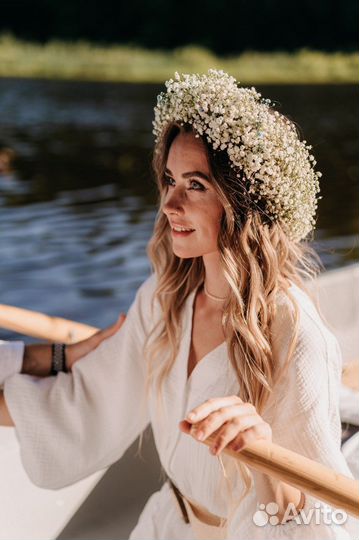 Изготовление аксессуара для волос.Венок