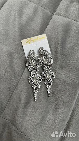 Свадебные серьги