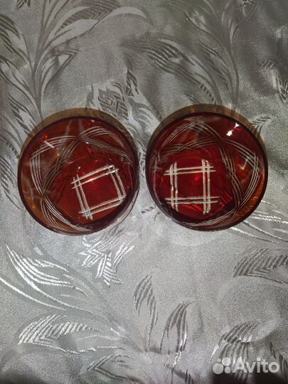 Цветной хрусталь СССР винтаж