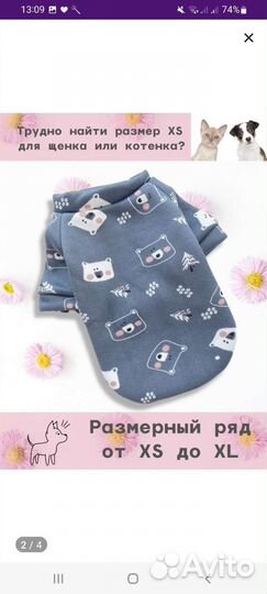 Кофта и куртка/жилетка для маленьких собак