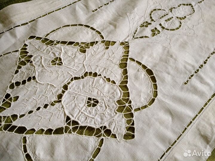 Портьеры надверные,лен,20-30гг прошл.века