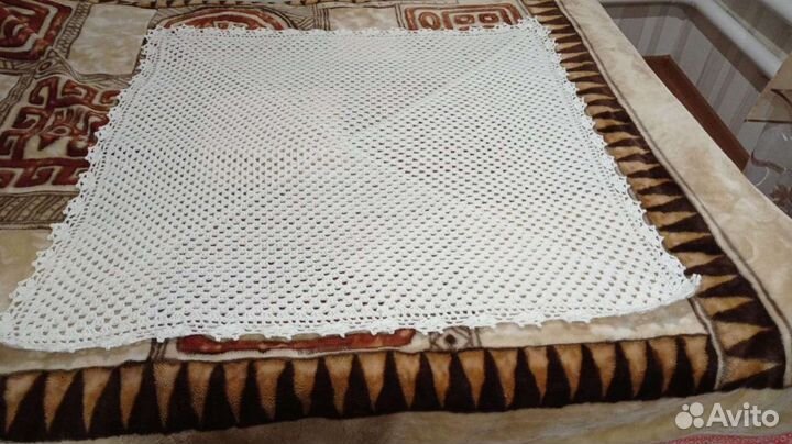 Детский плед крючком