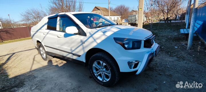 SsangYong Korando Sports 2.0 AT, 2012, 195 000 км