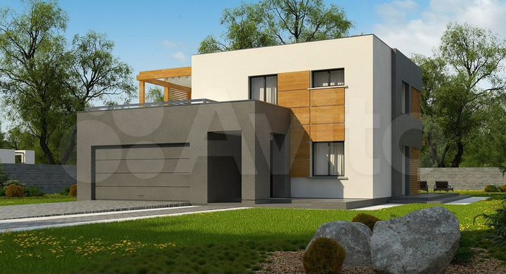 Коттедж 90 м² на участке 10 сот.