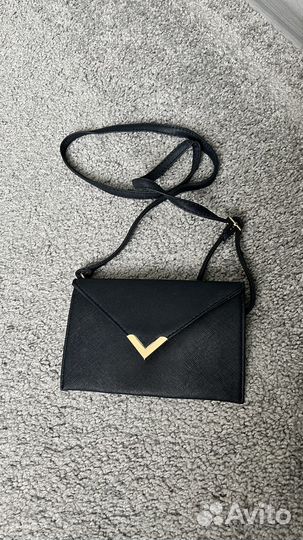 Клатч темно-синий новый