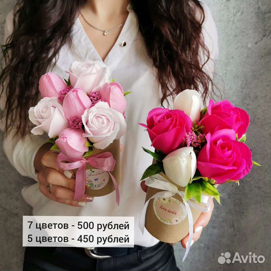 Букеты из мыльных цветов (мыльные розы)