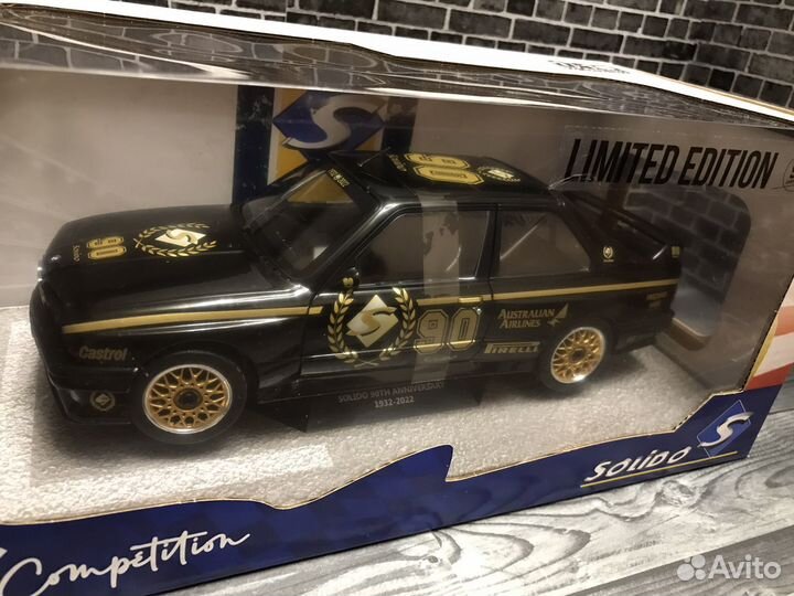 Solido 1/18 BMW M3 E30 90 years