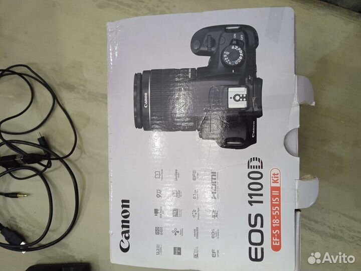 Фотоаппарат зеркальный canon eos1100d