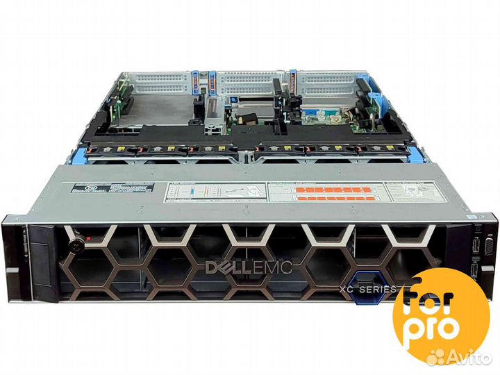 Сервер dell R740 12LFF 2x6234Gold 128GB, H740p