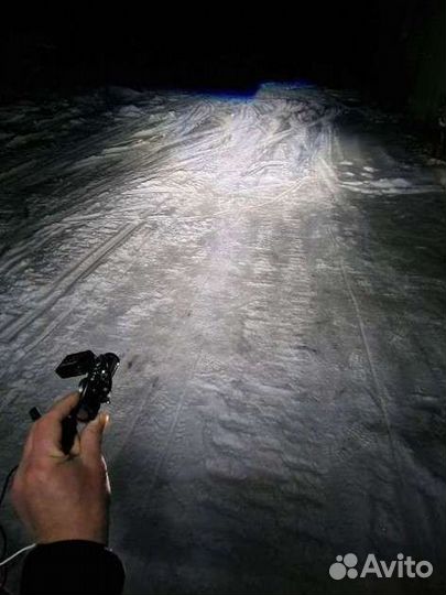 Светодиодные линзованные H4 Y9 комплект 2шт