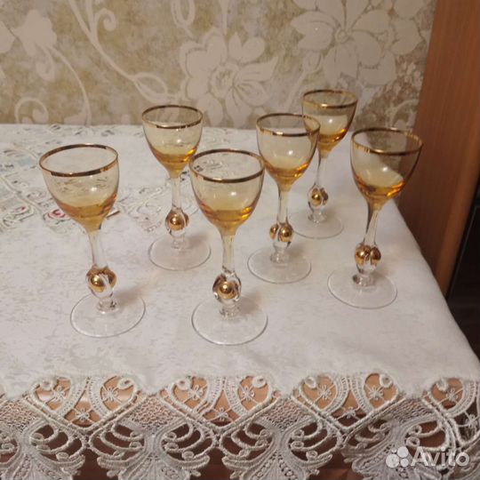 Рюмки Zlata Zuzanna. Чехия