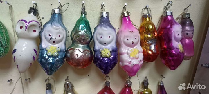Елочные игрушки СССР девочки